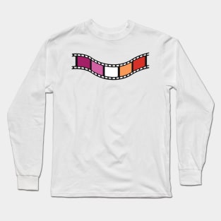 Film Strip - Lesbian Pride Long Sleeve T-Shirt